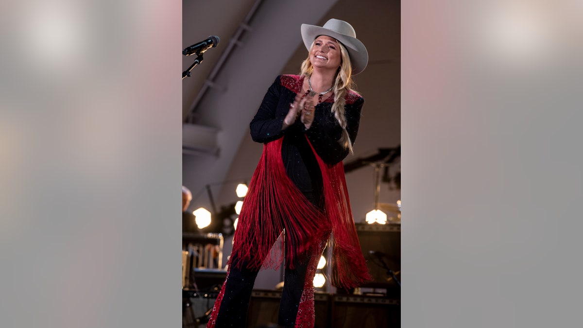 Miranda Lambert on stage at "Long Story Short: Willie Nelson 90"