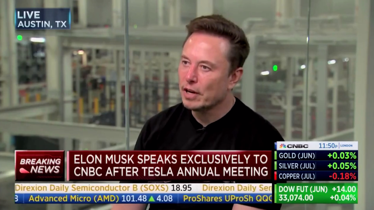 Elon Musk on CNBC