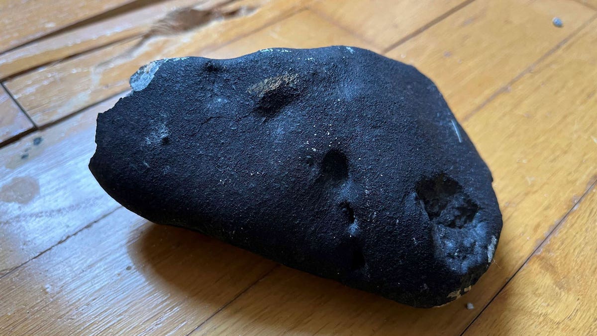 Home Damaged Possible Meteorite