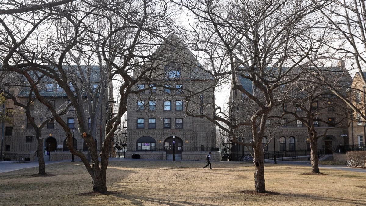 quad on campus at Northwestern University