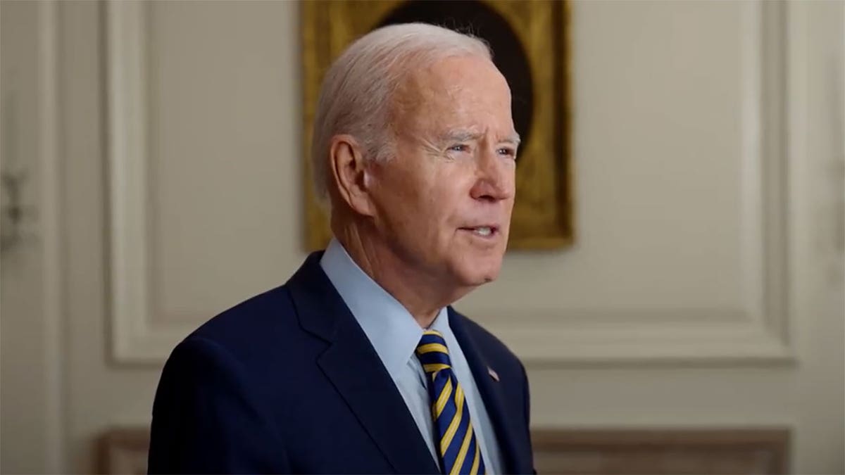 Biden speaks during National Police Week video message