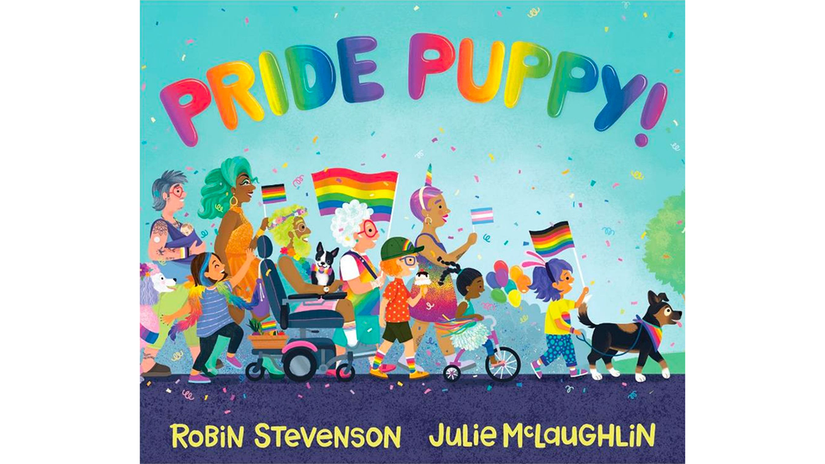 cover art of "Pride Puppy!" children's book