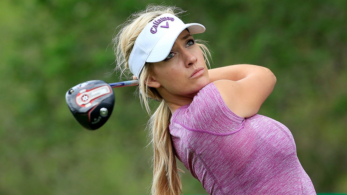 Paige Spiranac says 'free the cleavage' as she gives her top tips for  playing golf with boobs in post banned by TikTok