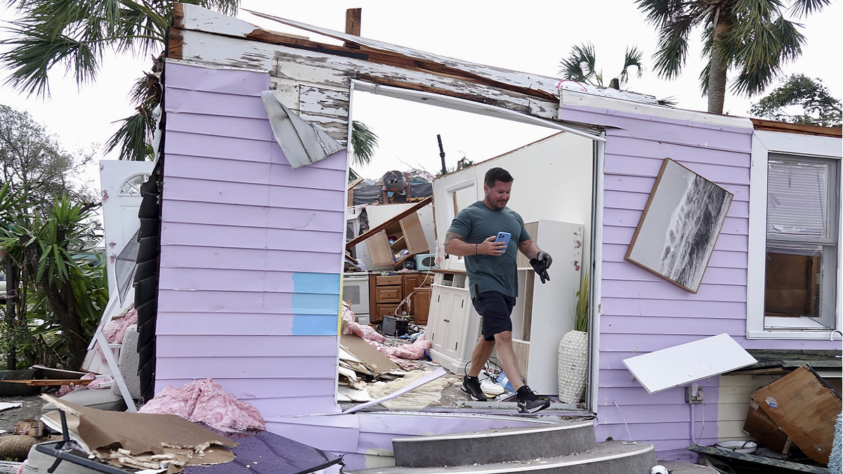 Tornado damage in south Florida