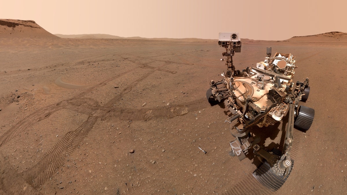 NASA's Perseverance Mars-rover maakte een selfie