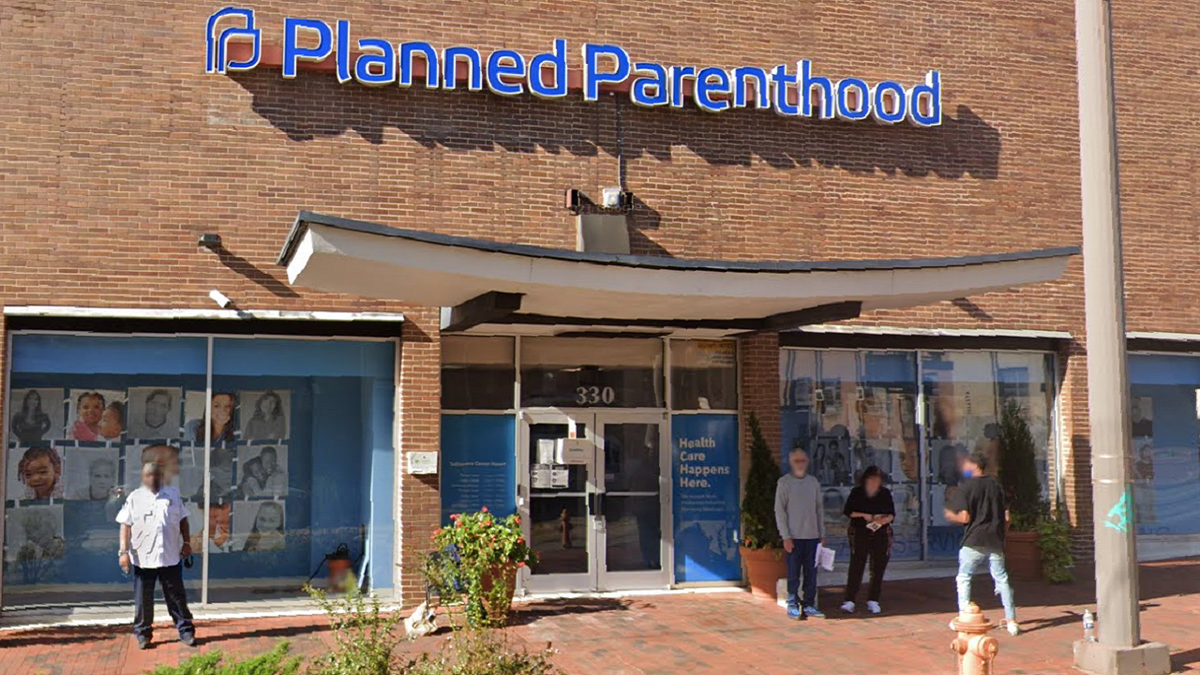 Planned Parenthood clinic in Baltimore Maryland