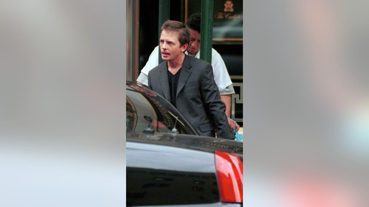 Michael J. Fox at the Carlyle Hotel