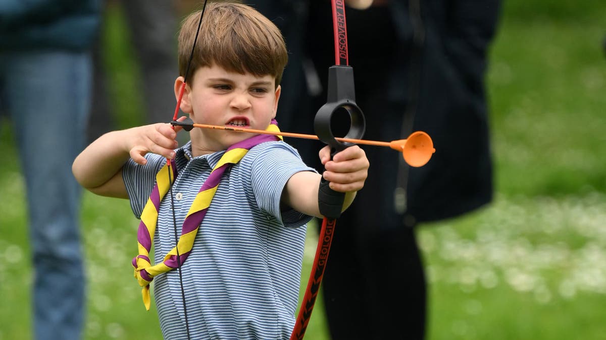 Prince Louis volunteers