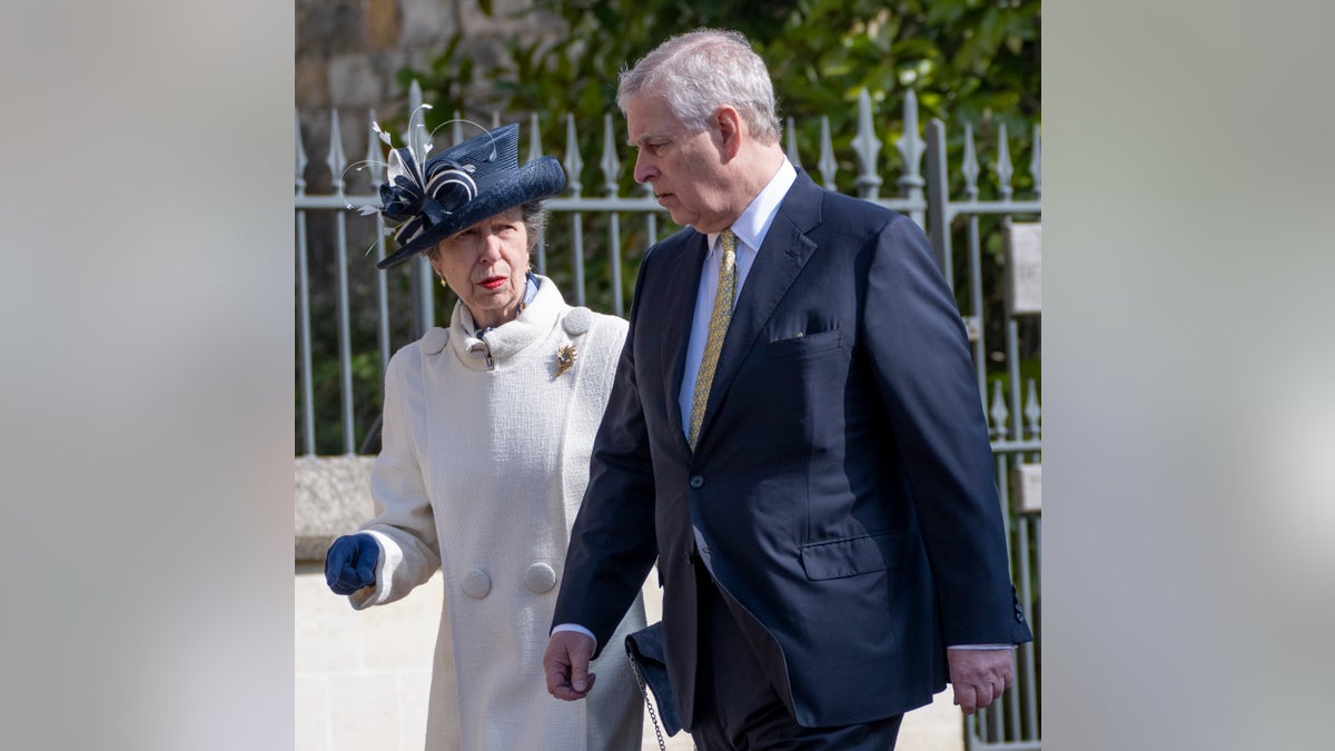 Princess Anne and Prince Andrew