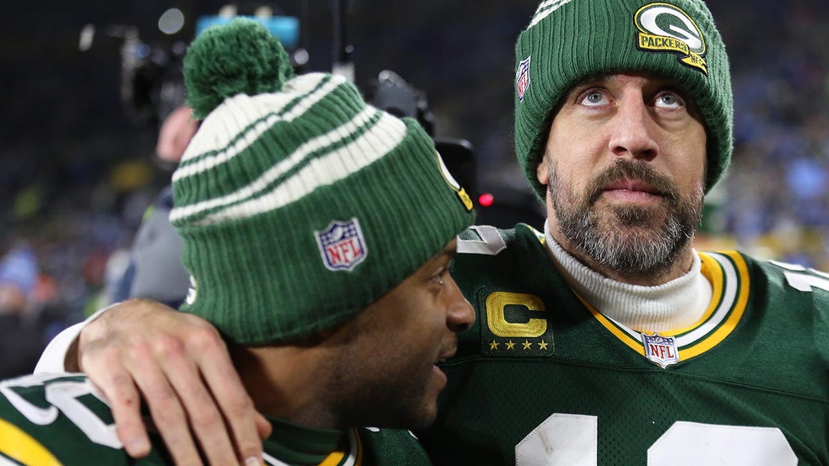 Aaron Rodgers and Randall Cobb