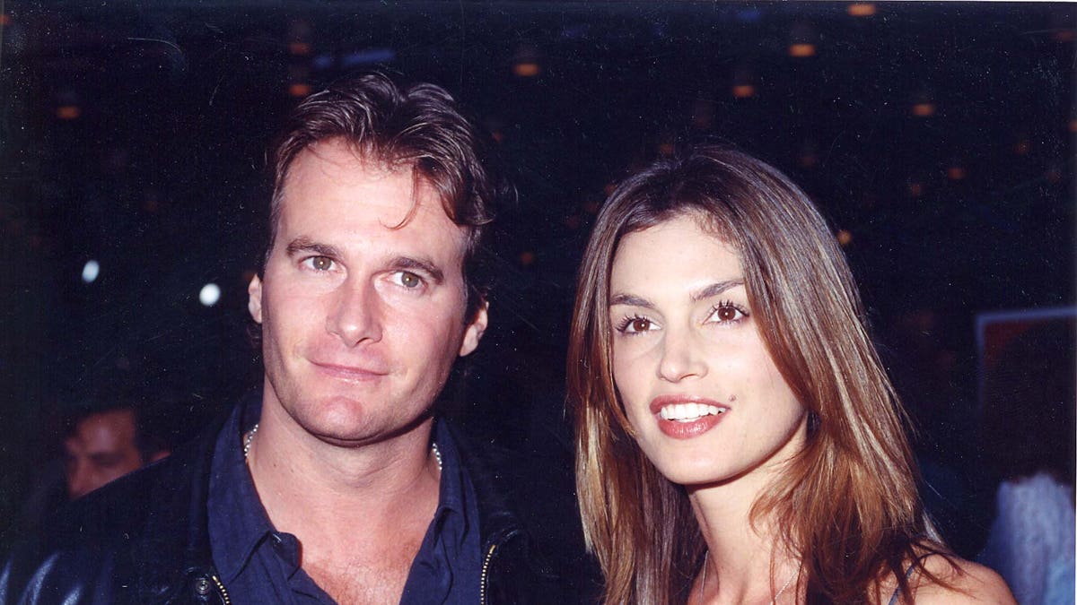 Rande Gerber and Cindy Crawford photographed in 1998