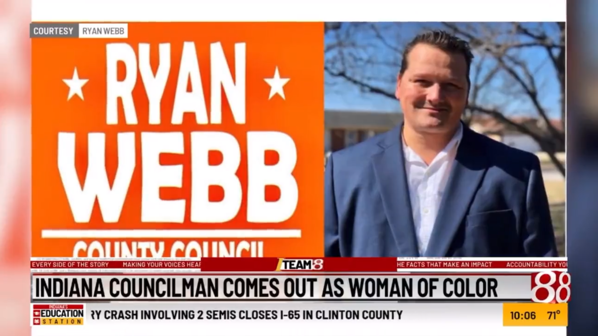 Ryan Webb is a councilman for Delaware County, Indiana, according to his official account.