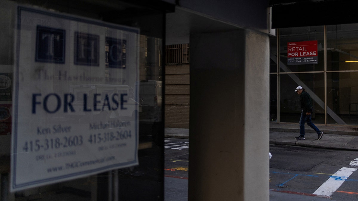 Empty storefronts in San Francisco