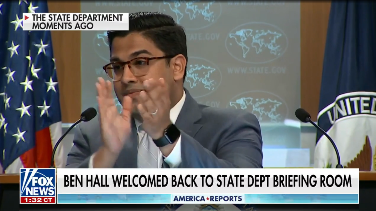 State Department spokesperson Vedant Patel applause