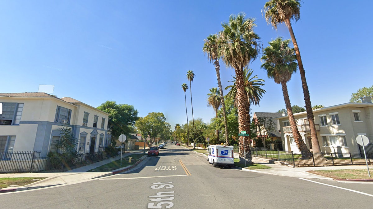 California intersection where the sword attack happened