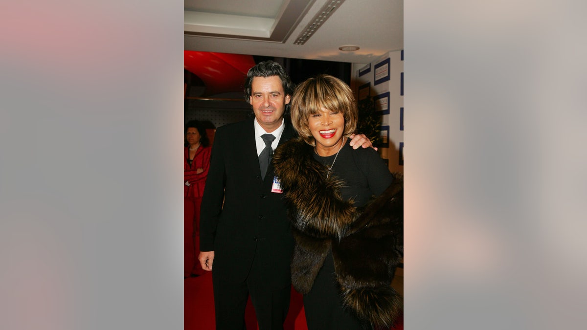 Tina Turner and Erwin Bach at an event