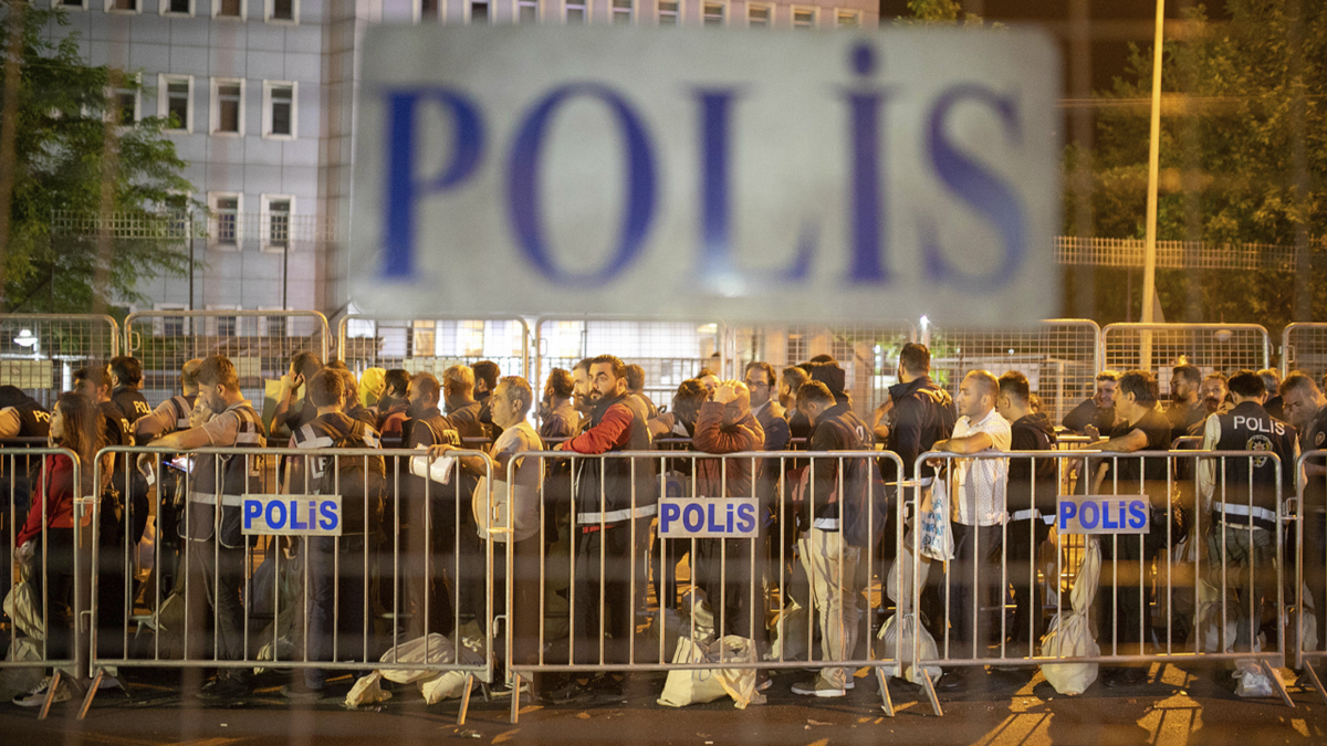 Turkey election ballots waiting to be counted