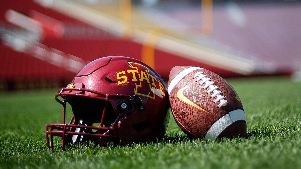 Iowa State football helmet