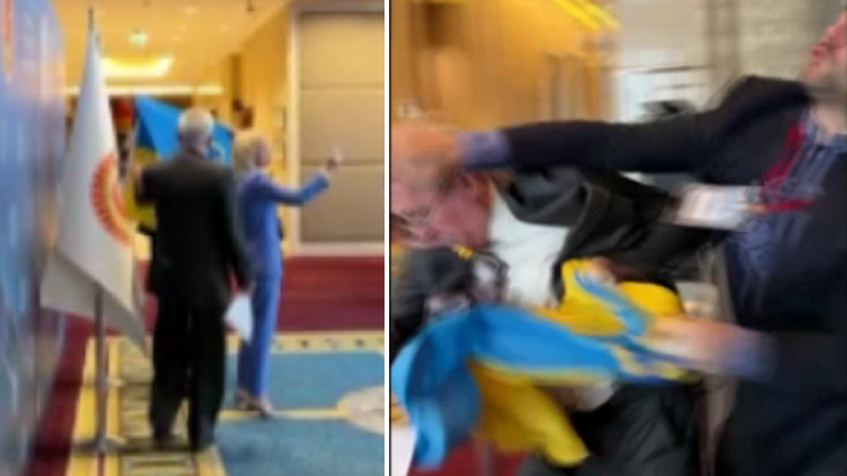 Ukraine delegate punches Russian delegate