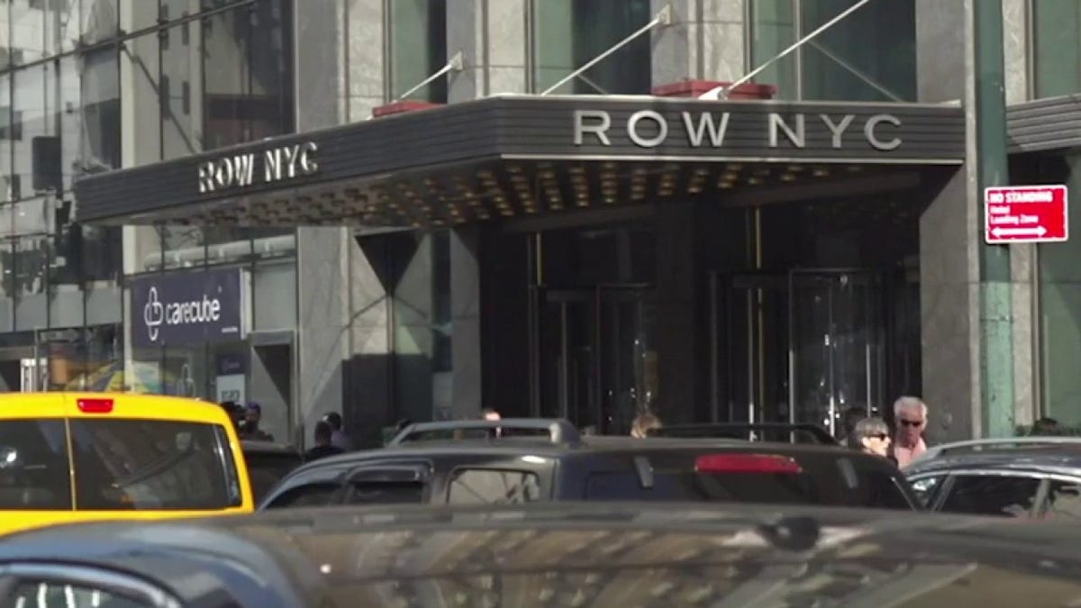 Row Hotel entrance New York City