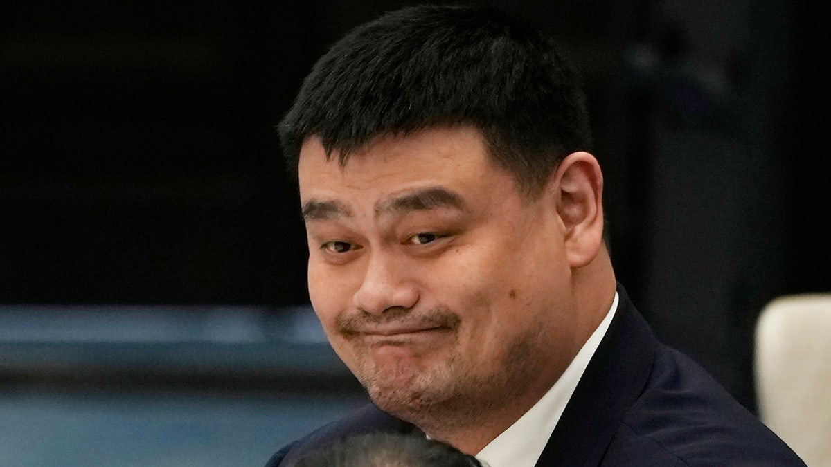 Yao Ming attends a luncheon 