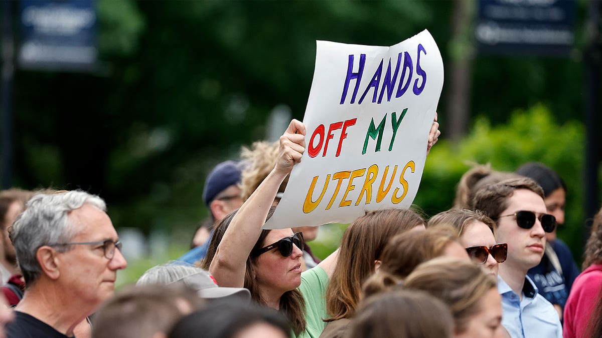 abortion rally sign