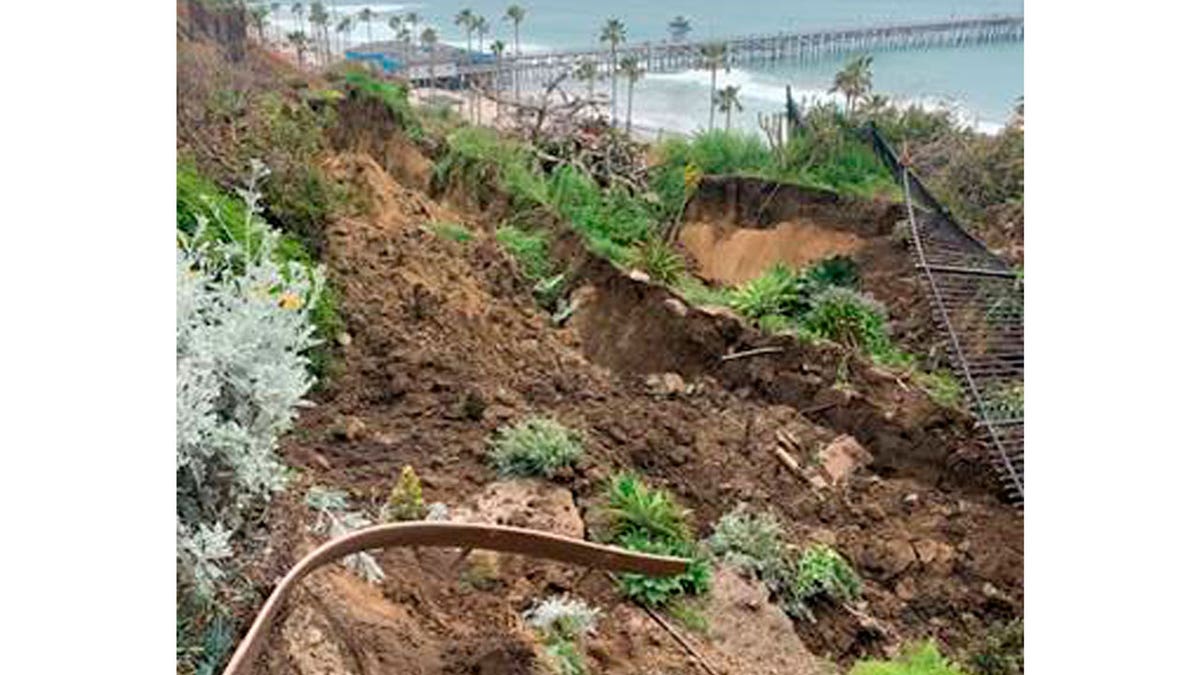 California landslide