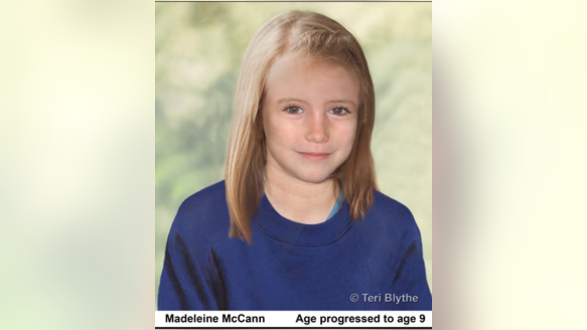 Madeleine McCann age progression photo