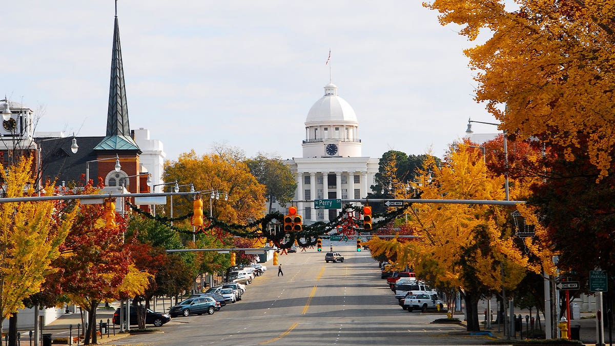 The Alabama state Capitol is seen in Montgomery on April 2, 2014. The state House of Representatives has approved a measure that could lead to the construction of a new Alabama Statehouse Thursday.