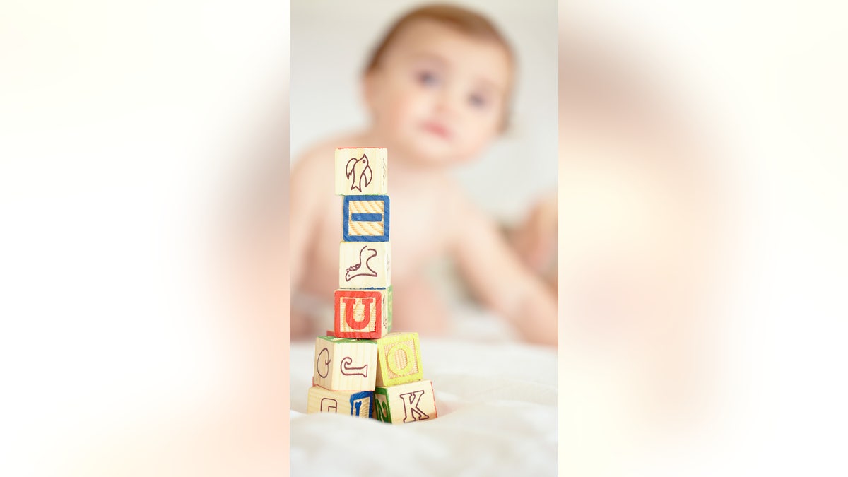 baby letter blocks