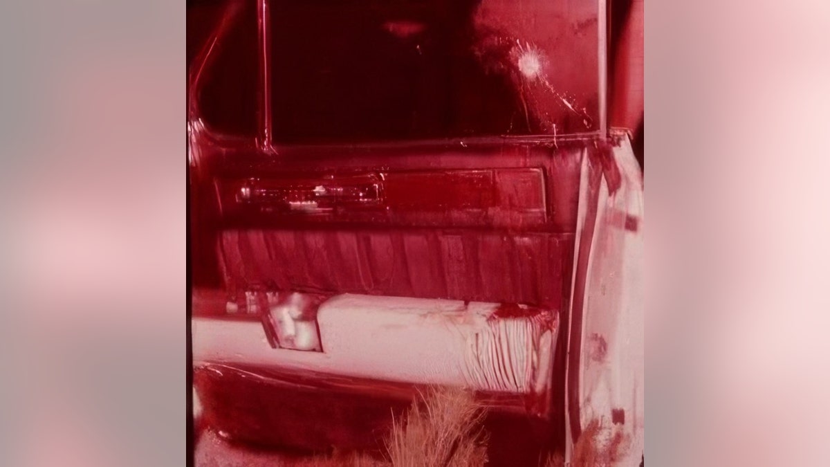 Blood in Joseph DiMare's Cadillac