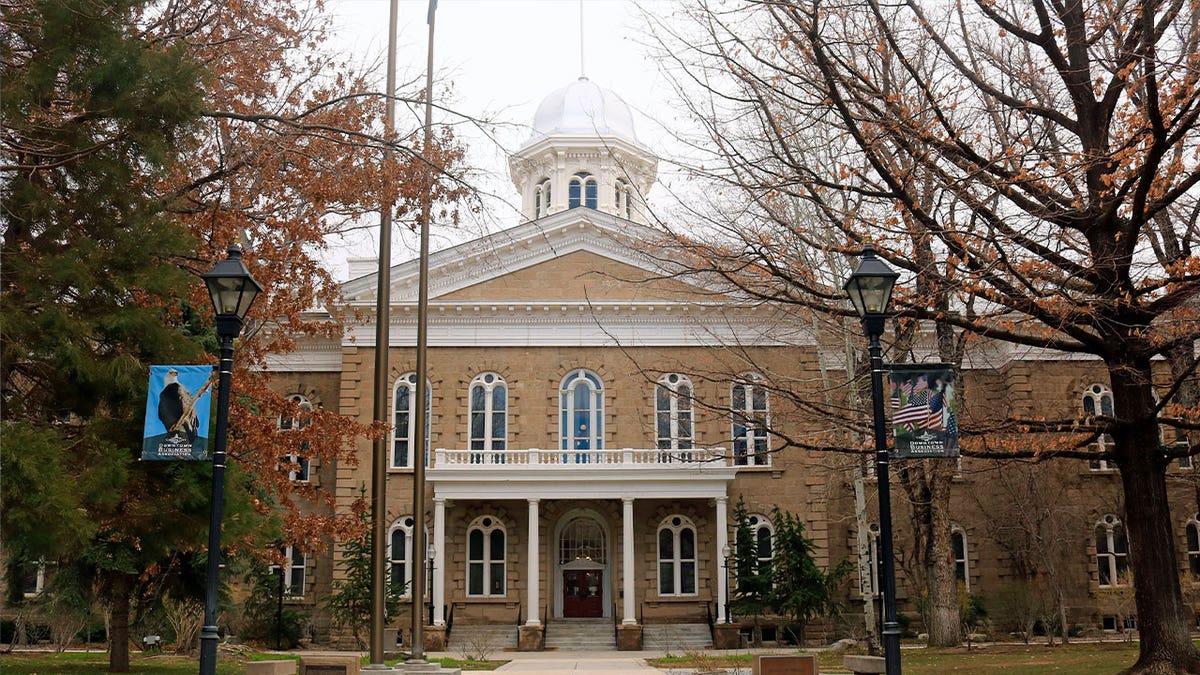 The Nevada state Capitol building is seen in Carson City, Nevada, on March 15, 2017. Democrat lawmakers in Nevada have scrapped their bill aimed at enhancing fentanyl penalties. Another companion bill was then amended in the Democrat’s last-minute shift to send fentanyl legislation to the governor’s desk. 