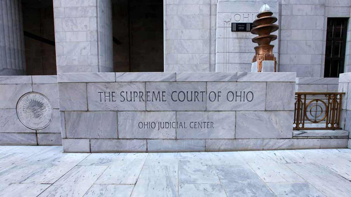 The Supreme Court Of Ohio is pictured on May 18, 2014, in Columbus, Ohio. The Ohio Supreme Court ruled that a state opioid panel is required to make its records available to the public.