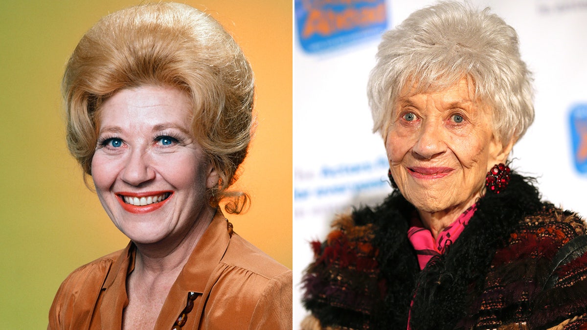 Charlotte Rae then and now split