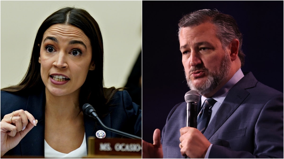 AOC and Ted Cruz