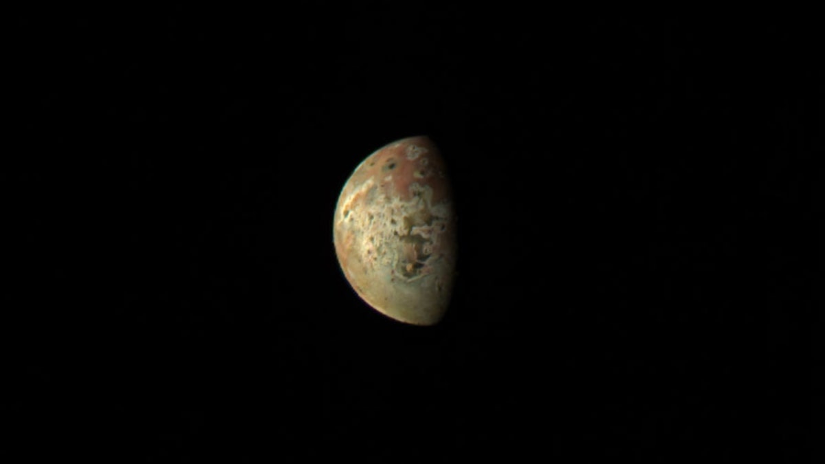 A JunoCam image of the Jovian moon Io 