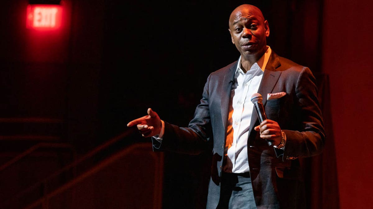 dave chappelle performing at comedy show