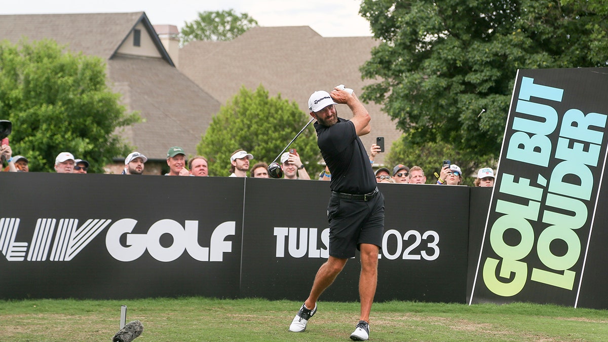 Dustin Johnson at LIV Tulsa