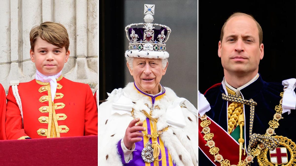 King Charles crowned: Prince William, Prince George and the line