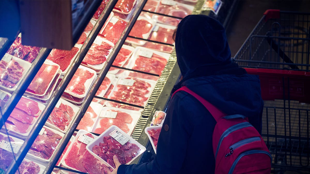 A customer shops at a grocery store in Brooklyn on Feb. 14, 2023. An Alabama state committee has advanced a measure that would cut the sale tax on groceries from 4% to 2%. 