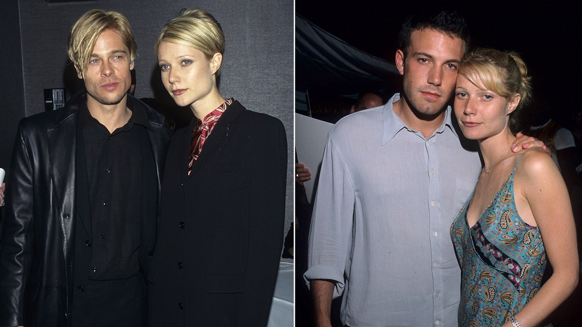 Gwyneth Paltrow Ben Affleck Brad Pitt split photo