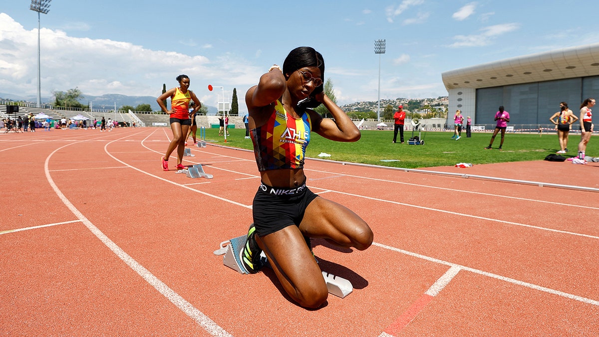 Halba Diouf before race