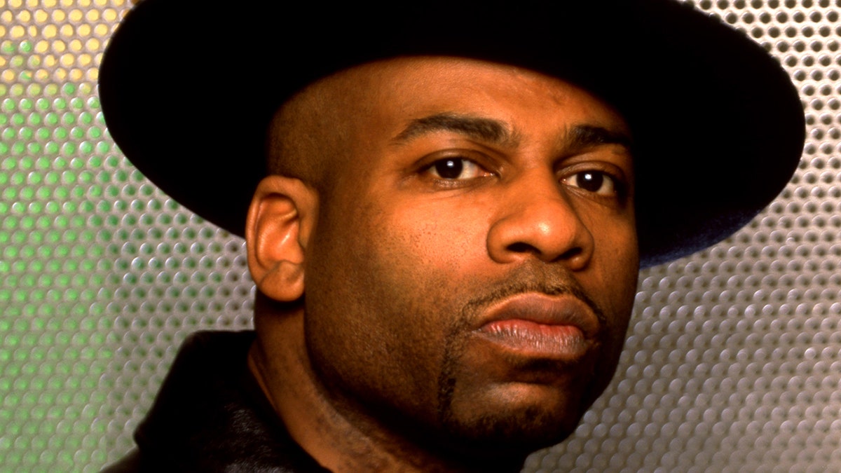 Jam Master Jay wearing a hat