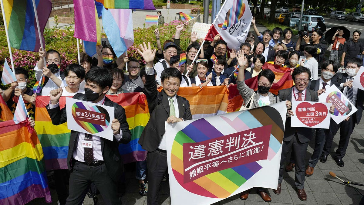 Japanese pride rally