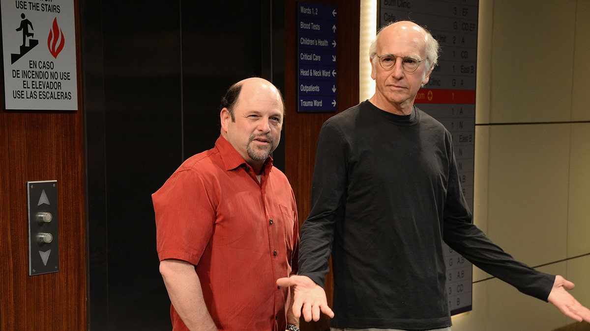 Jason Alexander with Larry David