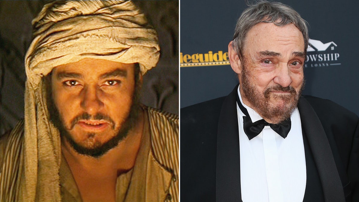 John Rhys Davies then and now split