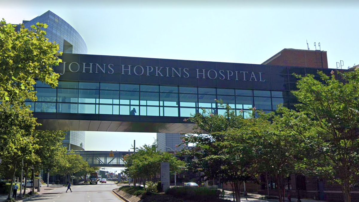 Johns Hopkins Hospital sign