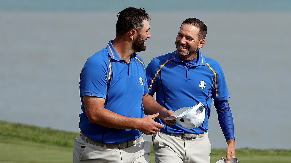Rahm and Sergio at Ryder Cup