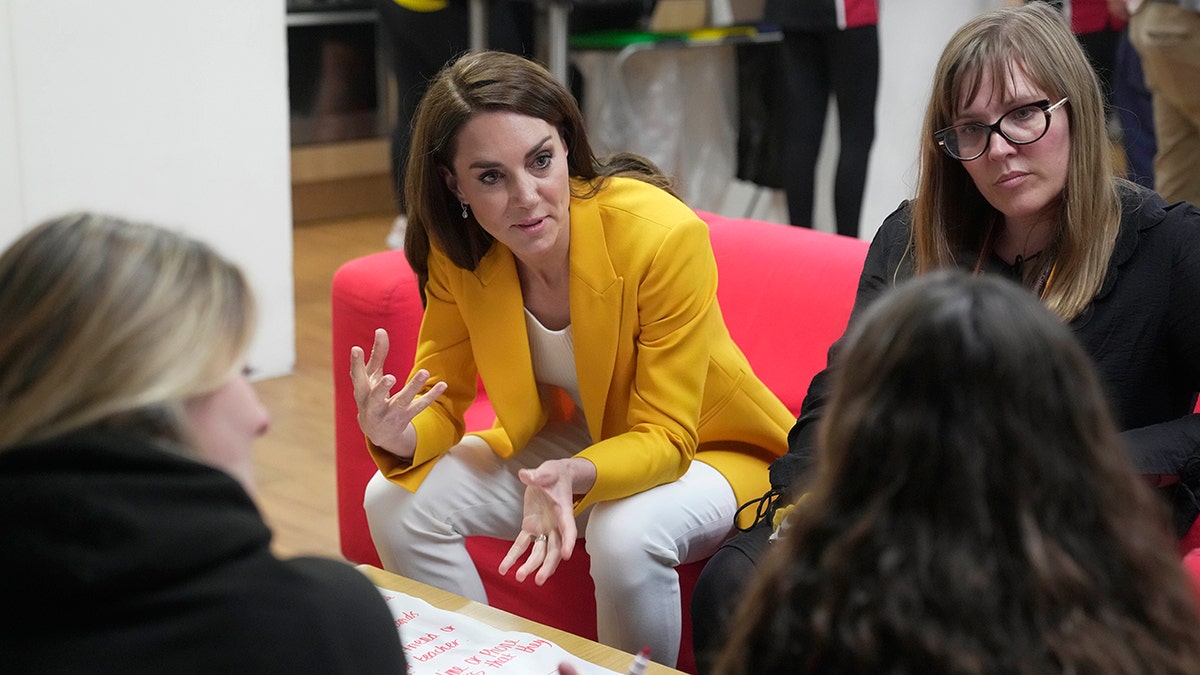 Kate Middleton speaking