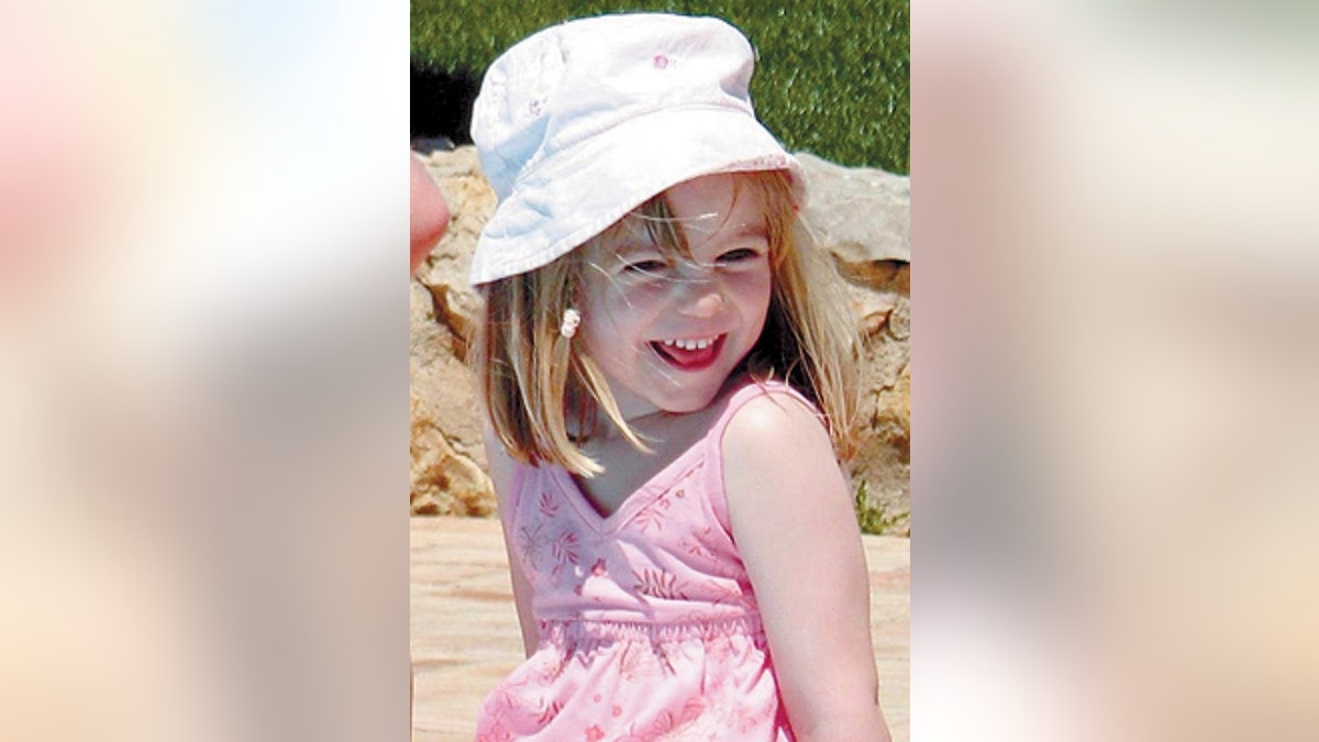 Madeleine McCann wearing a hat